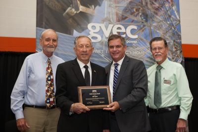 Bill Lopez is Presented with GVEC Public Service Award 2017