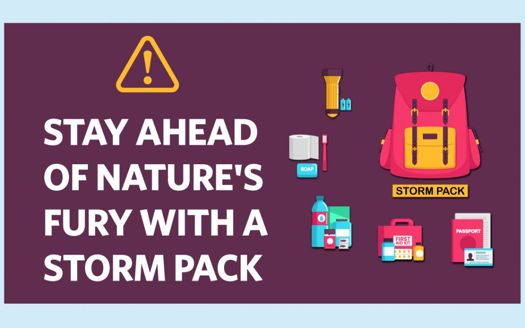 STAY AHEAD OF NATURE’S FURY WITH A STORM PACK