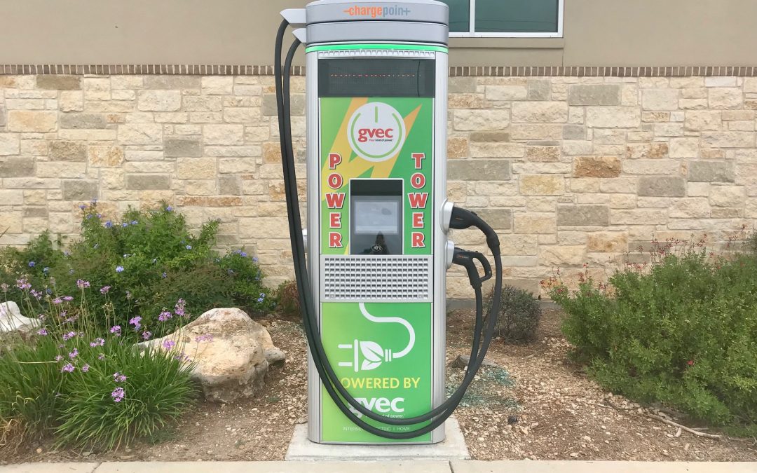 GVEC Power Tower™ EV Charging Stations Open to the Public