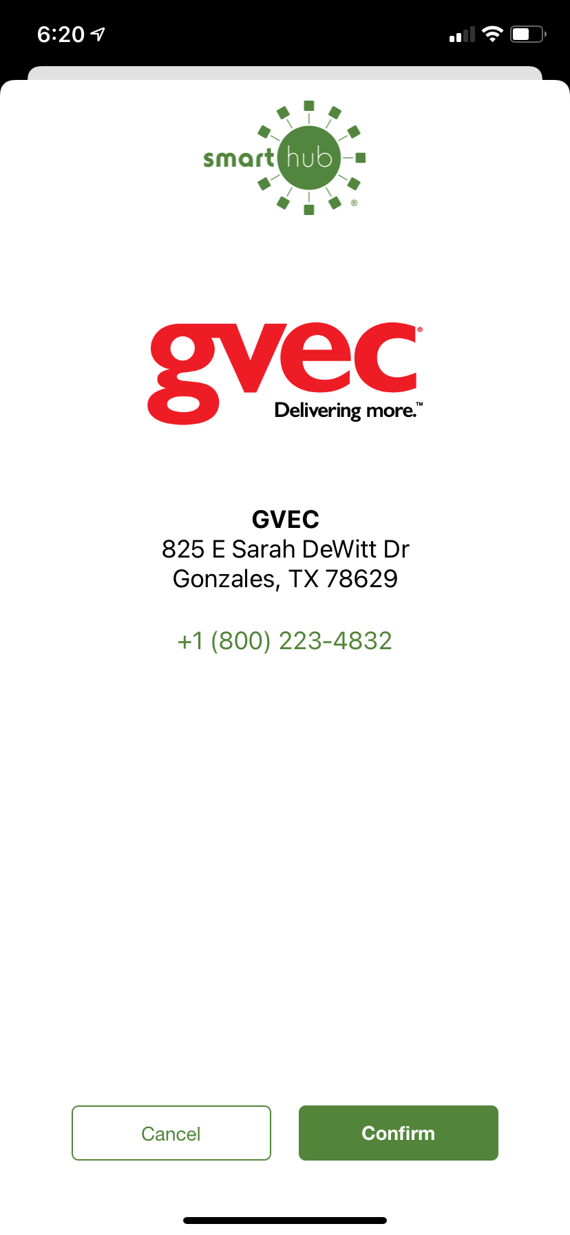 Select GVEC as service provider