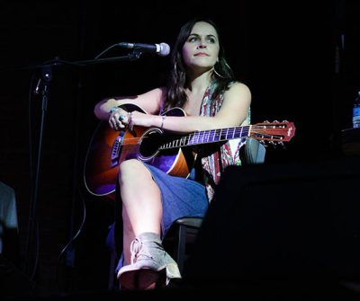 KNBT Roots and Branches performer Taylor Rae during a show on April 5, 2022.