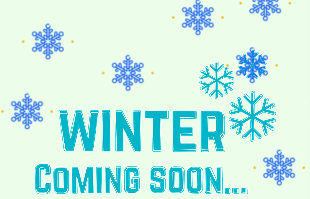 Winter’s on the Way!  Not Ready, You Say? Read On!