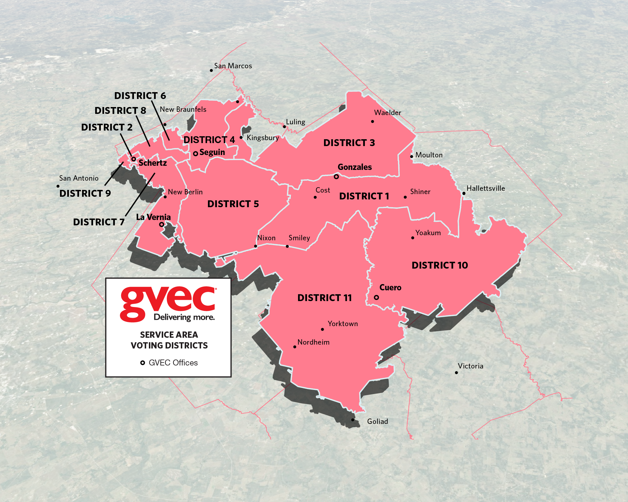 GVEC District Maps