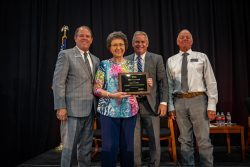 Cuero resident and community volunteer Linda Anzaldua received a 2023 GVEC Public Service Award (PSA) for her extensive service work and the impact she’s made in her community.
