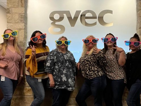 GVEC Cuero Customer Service Representatives Celebrating Customer Service Appreciation Week