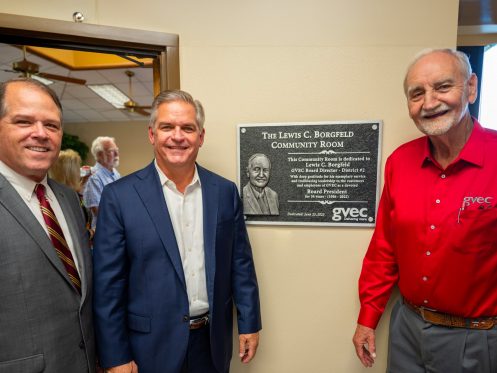 Dedication of the Lewis C. Borgfeld Community Room