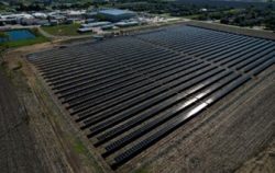 Vitesco Technologies solar project, Seguin, Texas. February 2024. Photo courtesy: Big Sun Solar