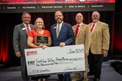 Dillon receives the GVEC 2024 Individual Public Service Award