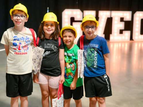 Some of the youngest attendees and possibly future employees of GVEC at the 2026 Annual Meeting